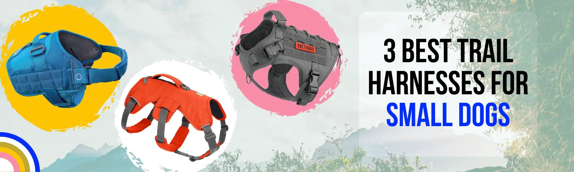 3 Best Trail Harnesses for Small&nbsp;Dogs